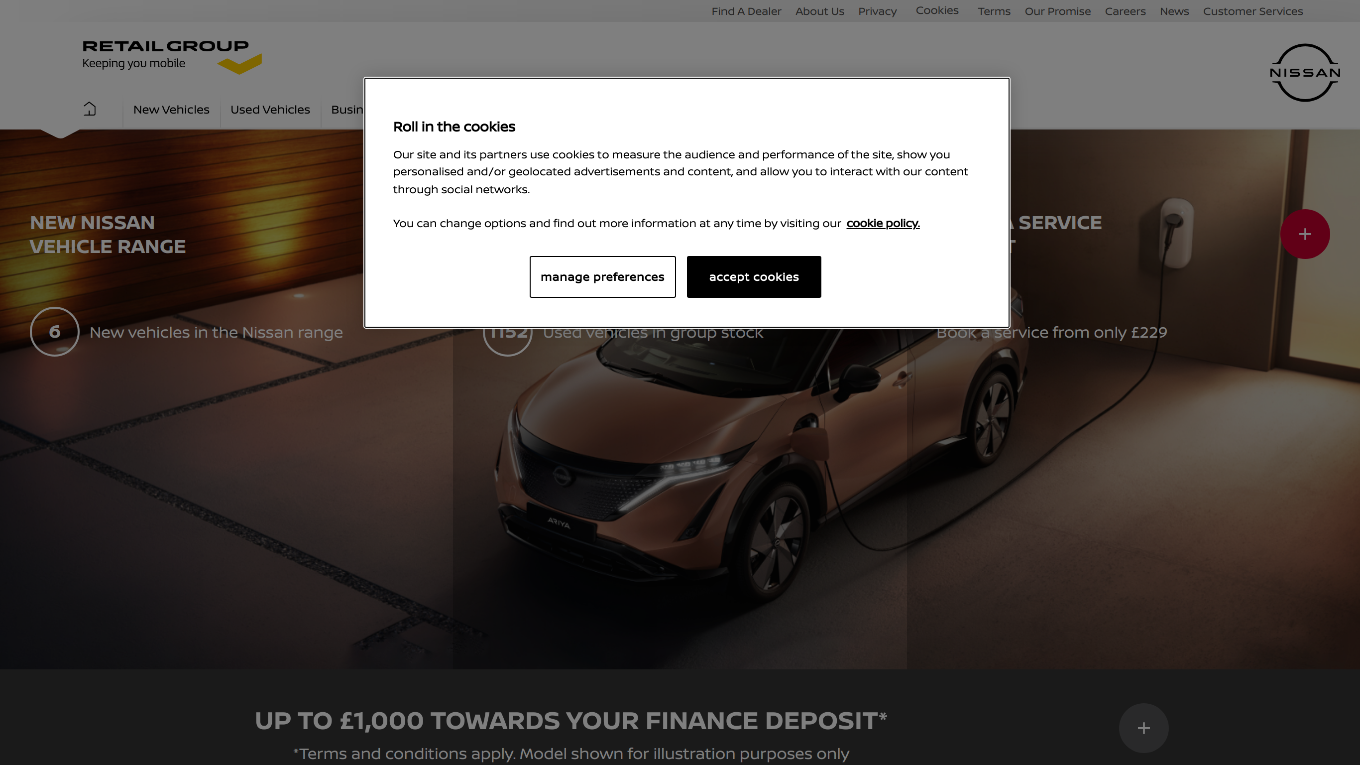 screenshot taken from https://www.retailgroup.co.uk/nissan