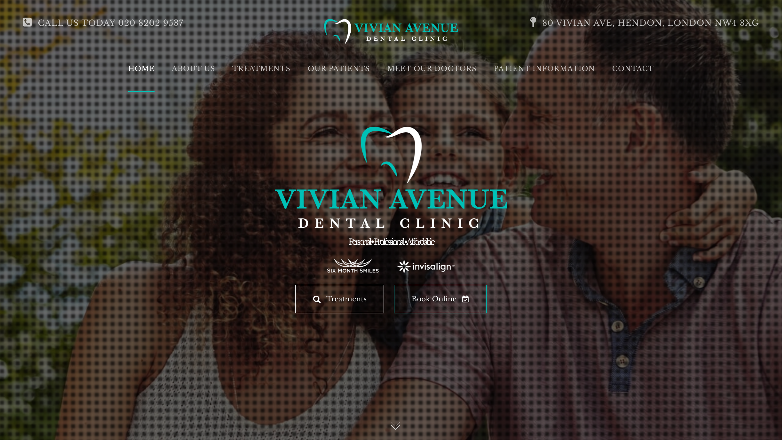 screenshot taken from hendondentist.co.uk