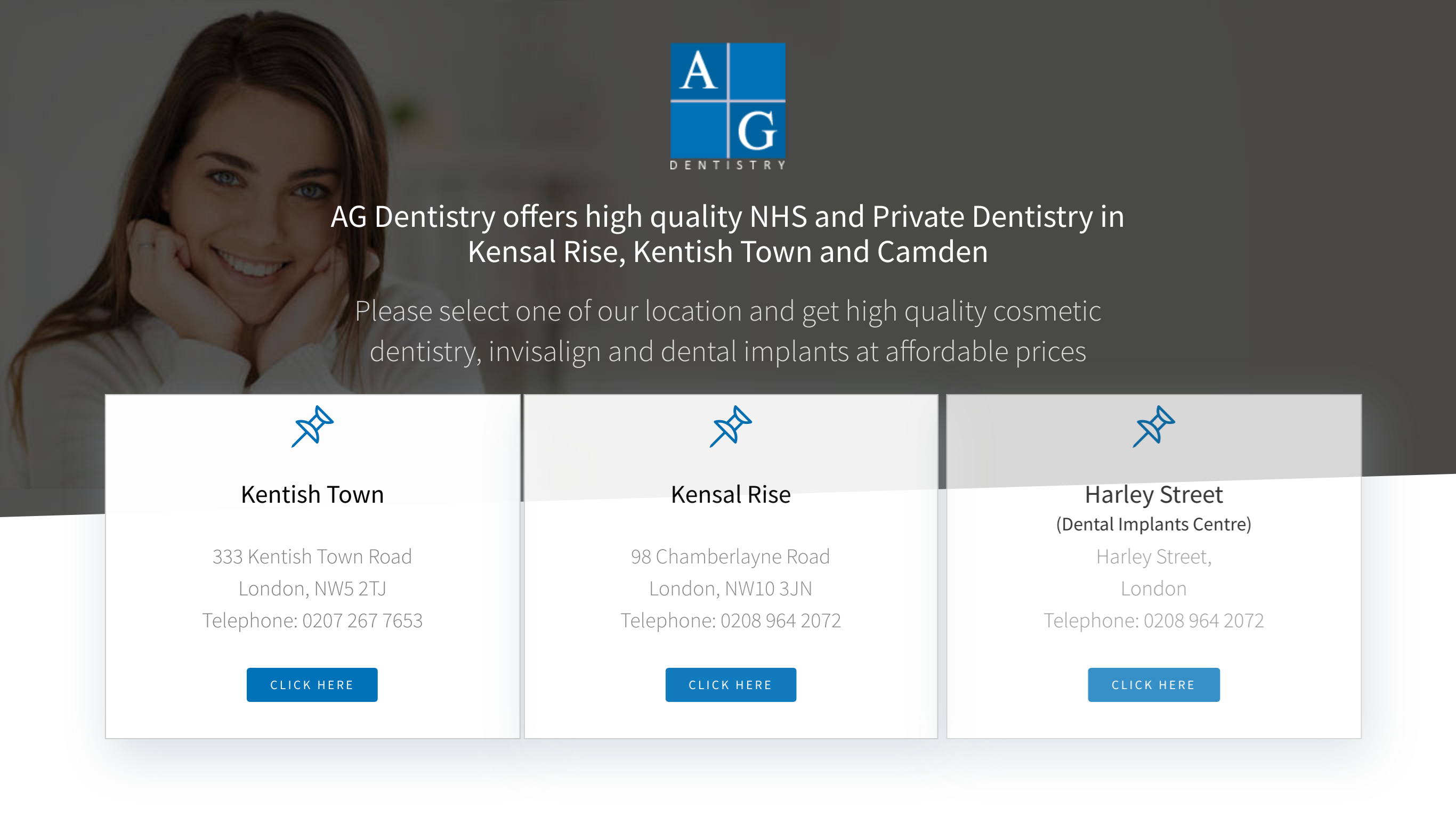 screenshot taken from agdentistry.co.uk