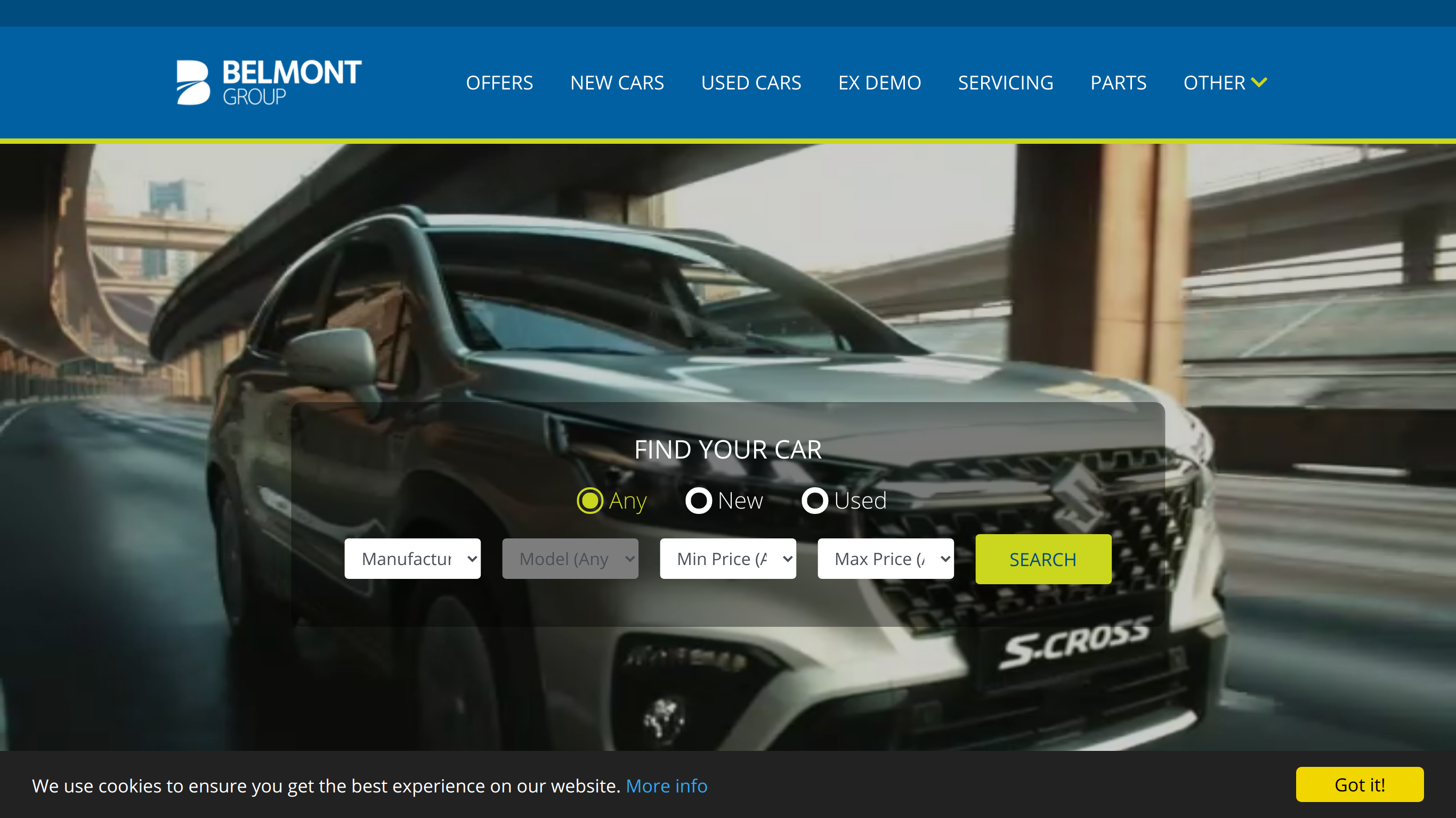 John Martin Group screenshot taken from www.jmgroup.co.uk