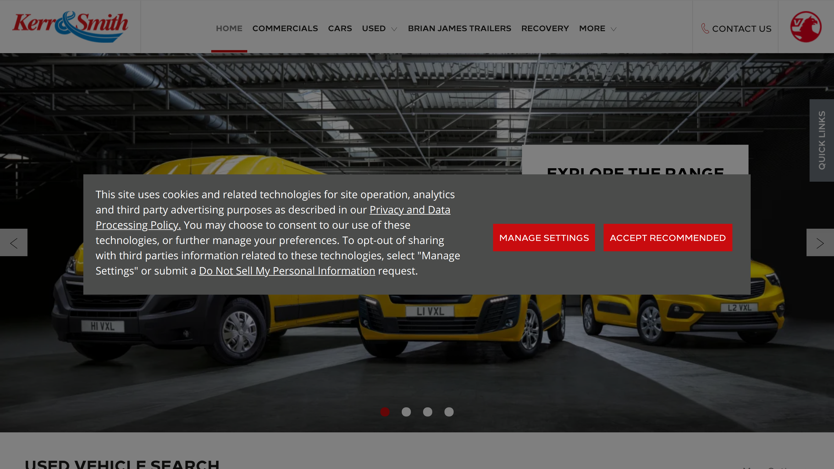 Kerr & Smith (Ayr) Ltd screenshot taken from www.kerrandsmith.co.uk