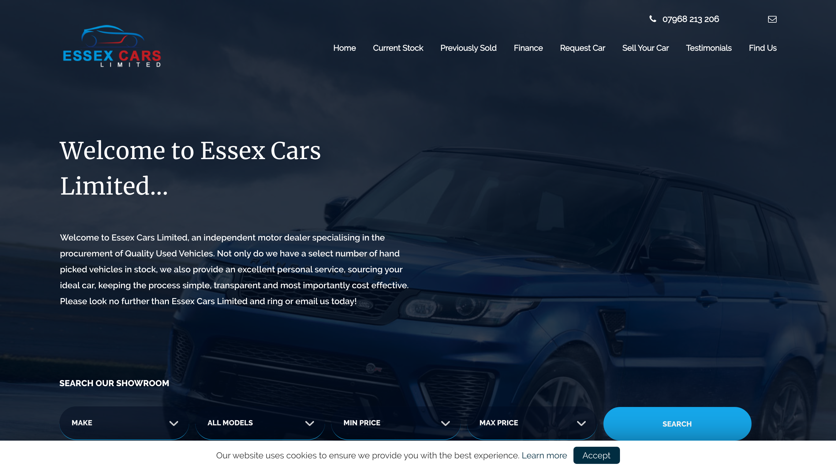 screenshot taken from http://www.essex-cars.co.uk/