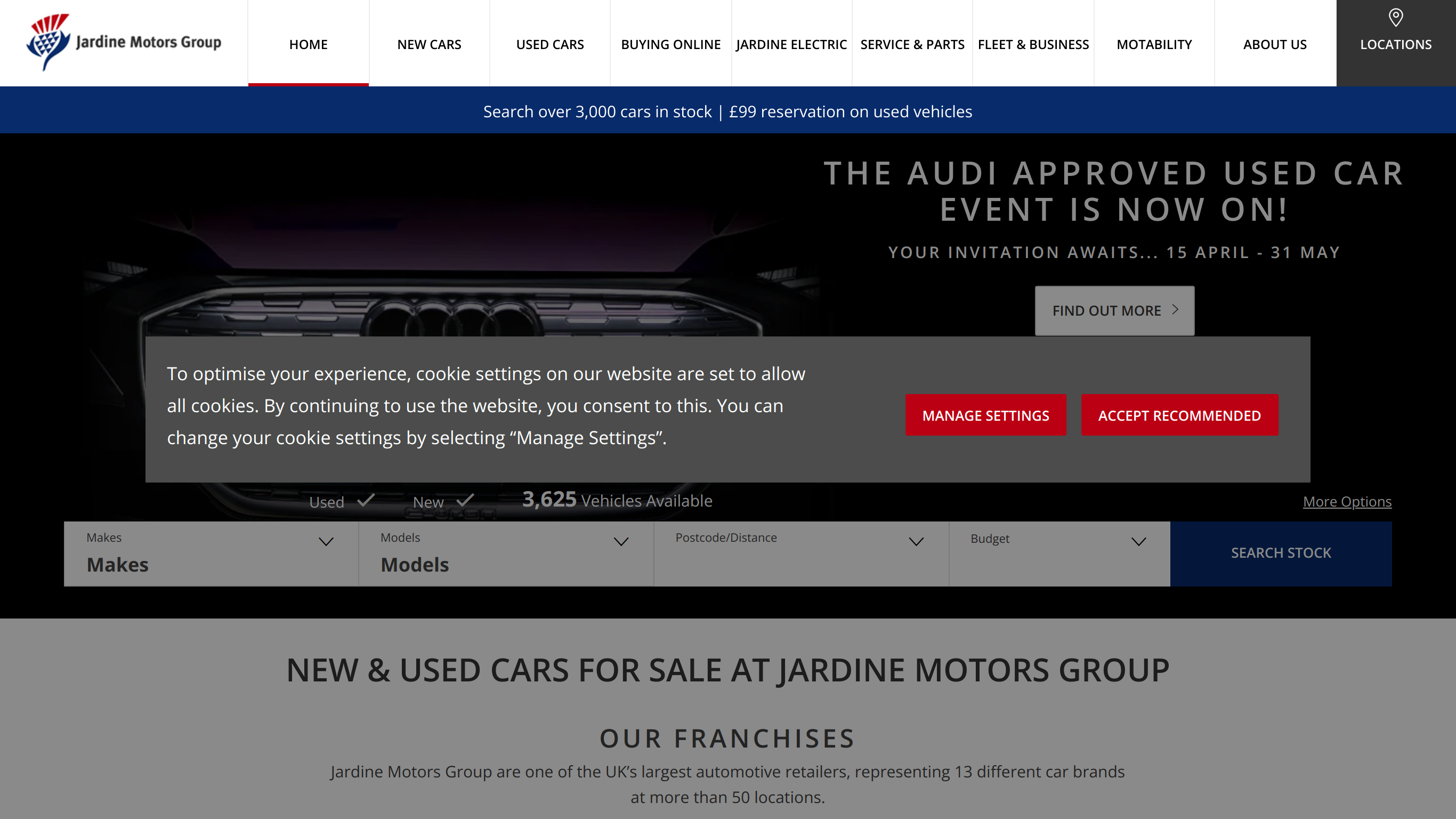 Lancaster Volvo screenshot taken from www.lancasterplc.com/guildford/volvo