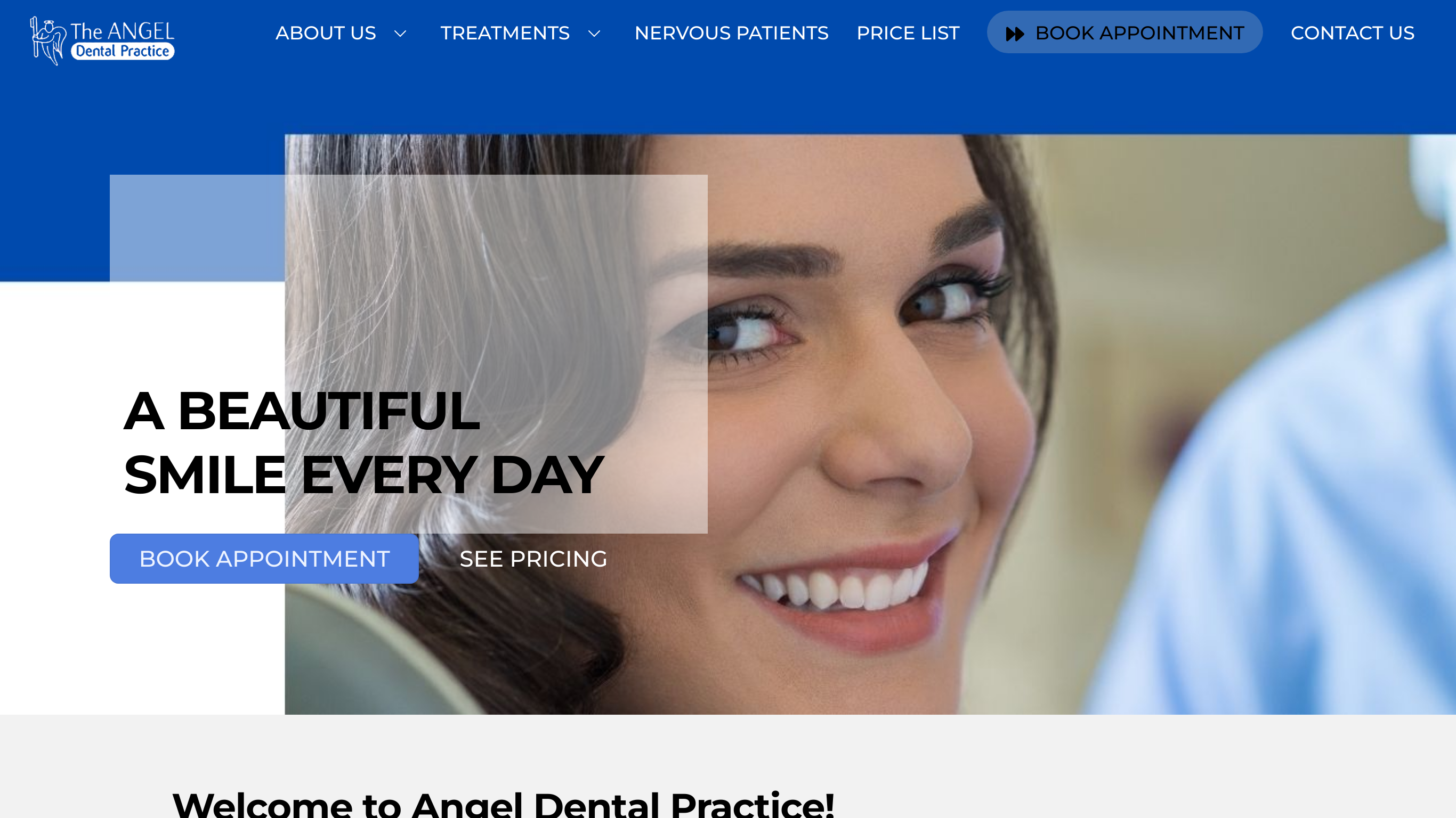 screenshot taken from https://www.angeldentalpractice.co.uk/