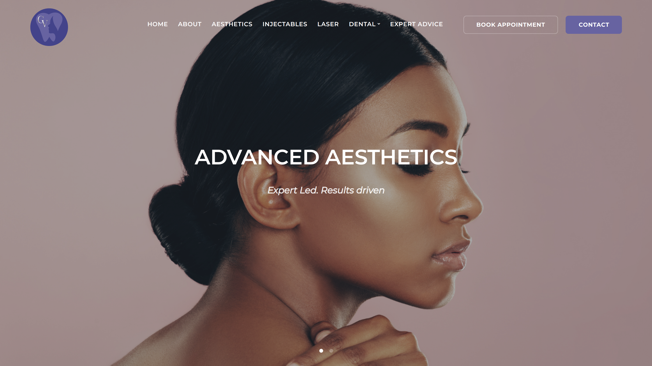 Website screenshot for Charlton Village Dental Practice, London