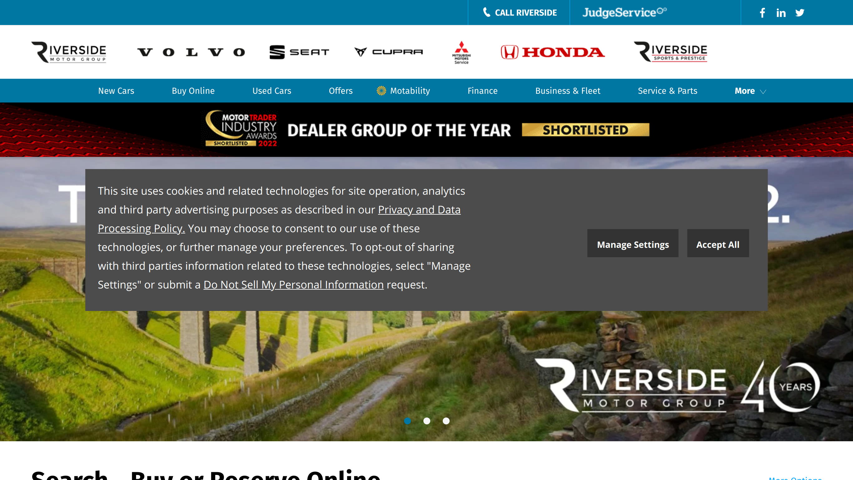 screenshot taken from https://www.riversidemotors.co.uk/